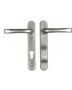 *CLEARANCE* MILA BX050309 STANDARD SECURITY UPVC DOOR HANDLE PZ 122MM C/C CHROME