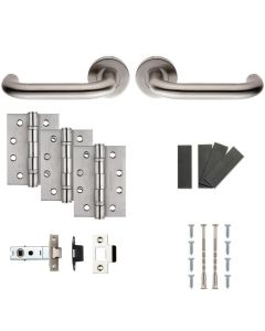 EUROSPEC FDP1190SS FIRE DOOR PACKS SATIN STAINLESS STEEL