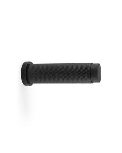 AW600-75-BL BRUNEL KNURLED DOOR STOP BLACK