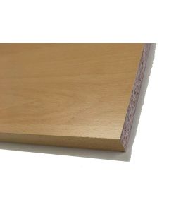 : SMOKED BEECH MELAMINE SHELVING 24" X 96"