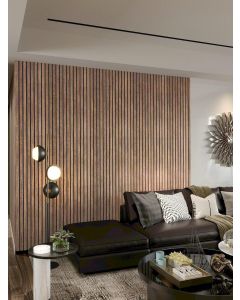 ACOUSTIC SLATT WALL PANEL WALNUT 2400X600MM