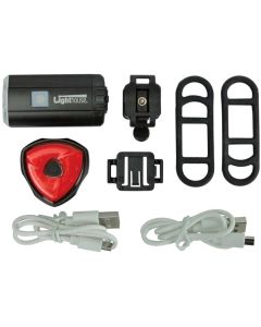 L/HEBIKEFRR  LIGHTHOUSE RECHARGEABLE  LED BIKE LIGHT SET