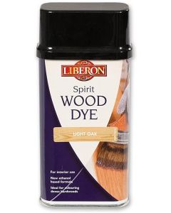 LIBWDSLO250 LIBERON SPIRIT WOOD DYE LIGHT OAK 250ML