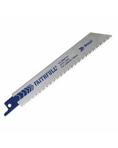 FAISBS811H FAITHFULL SABRE SAW BLADE WOOD 150MM  10TPI  150MM (PACK OF 5)