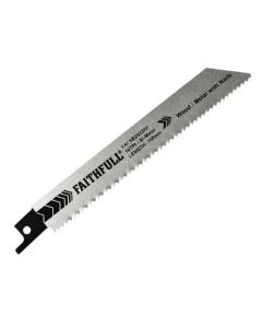 FAISBS922HF FAITHFULL BI-METAL SABRE SAW BLADE DEMOLITION  10TPI 150MM  (PACK 5)