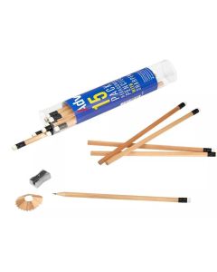 HB PENCILS & SHARPENER (TUB of 15)