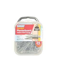 PLACF111 - PLASPLUG PLASTERBOARD FIXINGS (25)