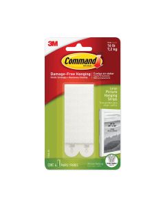 COMMAND COM17206 PICTURE HANGING STRIPS LGE (PK 4)