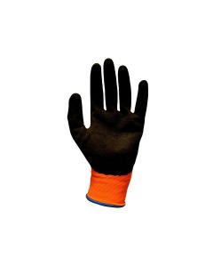 SCAN  SCAGLOLATYM LATEX FOAM GLOVES HI-VIS MEDIUM