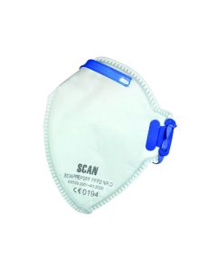 SCAPPEP2TFV - SCAN TRI FOLD VALVED FLAT MASK FFP2 [PK-3]