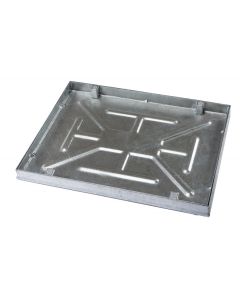 (C) T11G3 RECESSED COVER & FRAME WITH SEALING GASKET (CONCRETE INFILL) 600 (L) X 450 (W) X 43.5 (D) INC KEYS - 5T