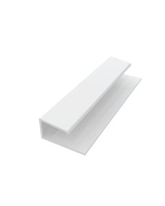 FC3023 SHIPLAP & OPEN VEE CLADDING UNIVERSAL EDGE TRIM WHITE 3M