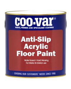 COOVAR ANTI -SLIP ACRYLIC FLOOR PAINT WHITE 2.5LTR