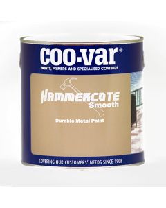 *CLEARANCE* COOVAR HAMMERCOTE SMOOTH METAL PAINT RED 1LTR