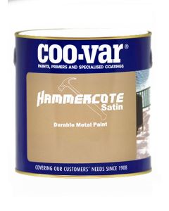 COOVAR HAMMERCOTE SMOOTH METAL PAINT BLACK 2.5LTR