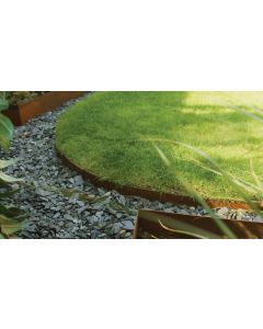 CORE EDGE FLEXIBLE CORTEN STEEL LAWN EDGING 100mm x 1075mm