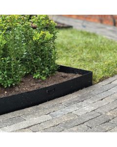 CORE EDGE FLEXIBLE BLACK STEEL LAWN EDGING 100mm x 1075mm