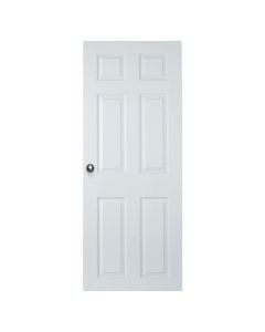 GRAINED 6 PANEL MOULDED DOOR 2'6" X 6'6" X 35MM - COL26