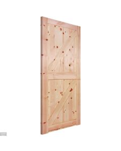 REDWOOD F L& B BOARDED DOOR PFLB262