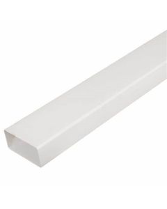 (C) DOMUS DD010 S100 FLAT CHANNEL DUCT 110MM X 54MM X 1M