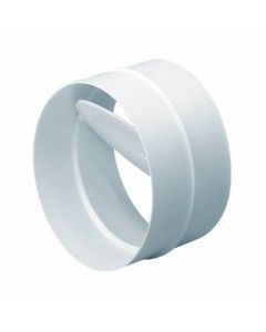 *CLEARANCE* DOMUS 594 STRAIGHT CONNECTOR 125MM WITH DAMPER