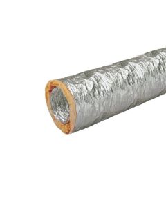 (C) DOMUS 403230 100MM(4") EASIPIPE FLEXIBLE ALUMINIUM DUCT HOSE 3MTR