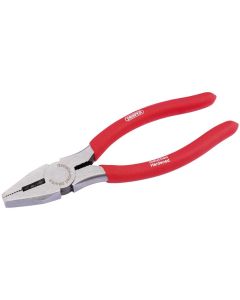 67842 DRAPER REDLINE COMBINATION PLIERS WITH PVC DIPPED HANDLES  160MM