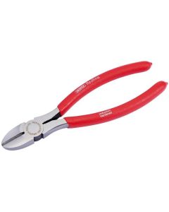 68246 DRAPER REDLINE DIAGONAL SIDE CUTTER WITH PVC DIPPED HANDLES 190MM