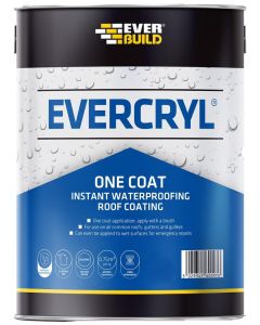 EVERCRYL ONE COAT WATERPROOFING ROOF COATING WHITE 5KG