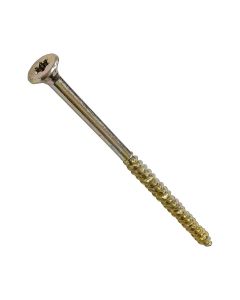 FFT430Y- FORGEFAST ELITE LOW-TORQUE  CSK-ZY WOOD SCREW  4.0 x 30mm [BOX-200]