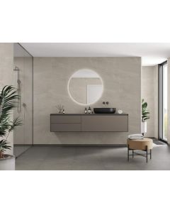FIBO T4008-M6060 WALL PANEL  600 X 2400MM BEIGE STONE TILE EFFECT