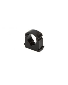 (C) LINK HINGED PIPE CLIP 15MM BLACK