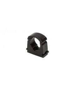 (C) LINK HINGED PIPE CLIP 22MM BLACK