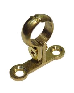 SCHOOLBOARD SCREW ON BRACKET BRASS 15MM