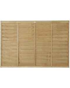 (C) 6' X 4' (1.83m x 1.22m) PRESSURE TREATED SUPERLAP FENCE PANEL