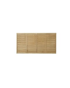 (C) 6' X 3' (1.83m x 0.91m) PRESSURE TREATED SUPERLAP FENCE PANEL