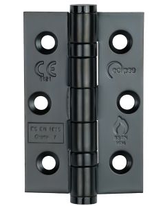 J14917 ECLIPSE 76x51mm STAINLESS STEEL BALL BEARING HINGE GRADE 7  MATT BLACK  [PK-2]