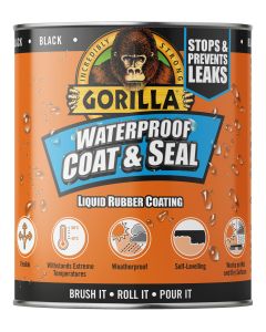 3244031 GORILLA WATERPROOF COAT & SEAL BLACK 946ML