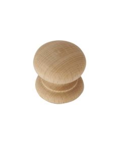 195.77.301 HAFELE BEECH UNFINISHED KNOB 34MM