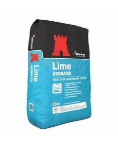 (C) HANSON HYDRATED LIME 25KG BAG - HNHYLIME25