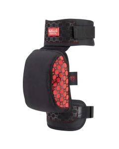 *CLEARANCE* KP-S MCALPINE STRAPPED PROTECTIVE KNEE PADS RED & BLACK ONE SIZE