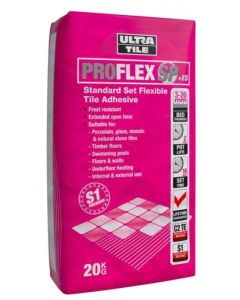 (C) ULTRA TILE FIX PROFLEX SPES TILE ADHESIVE GREY 20KG (PINK BAG)