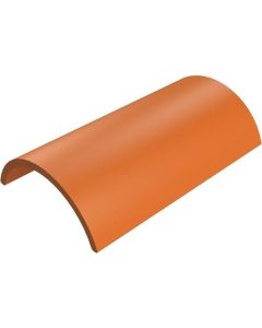 SANDTOFT 385MM HALF ROUND RIDGE TILE NATURAL RED