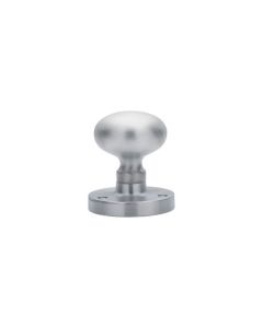 M35SCP VICTORIAN MUSHROOM MORTICE KNOB SATIN CHROME