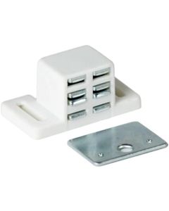 (C) FTD835BNWH/BP LARGE MAGNETIC CATCH WHITE [PAIR]