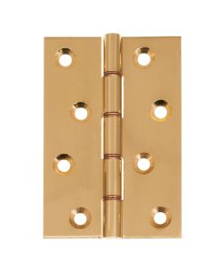 J14833 ECLIPSE DOUBLE PHOSPHUR BRONZE WASHERED BRASS HINGE 102 X 67MM PBL - [PAIR]