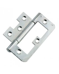 (C) J61400 ECLIPSE FLUSH HINGE 50MM BZP [PK-4]