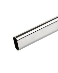 A004TC CHROME PLATED OVAL TUBE 4'