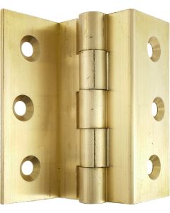 J14663 ECLIPSE SOLID BRASS STORMPROOF HINGE 63MM SELF COLOUR - [PR] PRE PACK