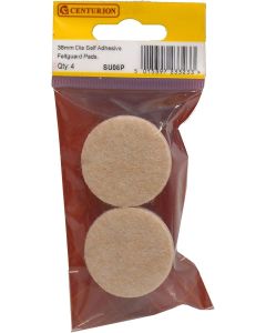 SU08P SELF ADHESIVE RIGID FELT PADS 38MM DIA. [PK X 4]